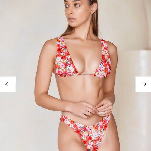 Monday Swimwear PALM SPRINGS TOP - PETITE FLEUR - Picture 2 of 4